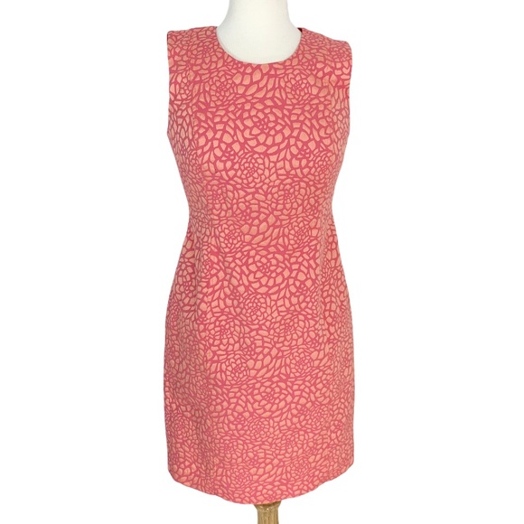 Calvin Klein Dresses & Skirts - Calvin Klein Sleeveless Sheath Dress Pink Peach 8